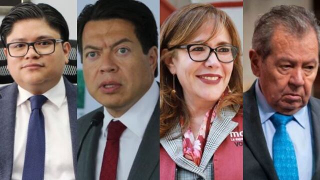 Aspirantes a la dirigencia de Morena