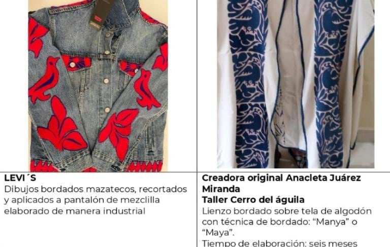 Secretaría de Cultura reclama a Levi’s privatización de textiles de la comunidad mazateca de Oaxaca