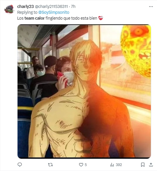 Memes por las altas temperaturas