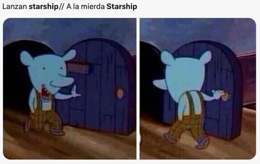 Memes sobre la explosión de Starship se burlan de Elon Musk
