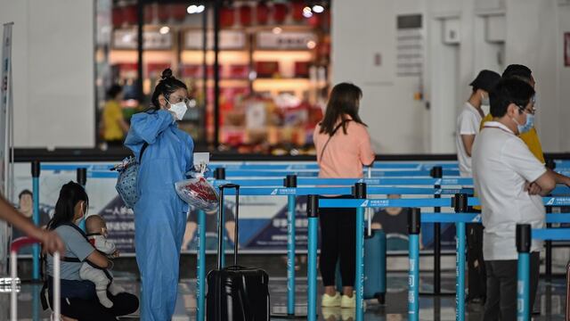 Aeropuerto de Wuhan, China