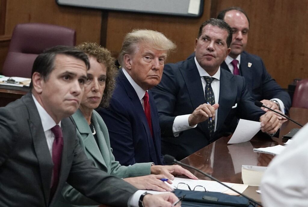 Donald Trump en el Tribunal Superior de Manhattan