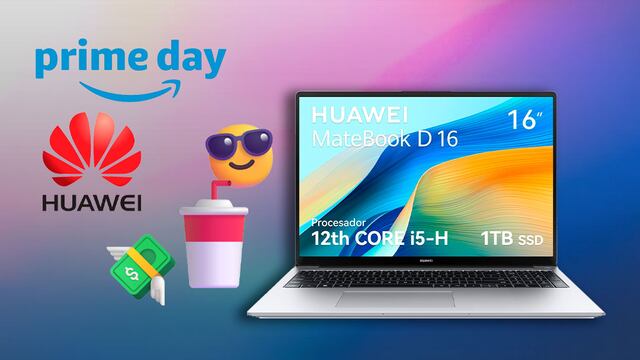 Precio de la MateBook D 16 de Huawei en Amazon Prime Day 2025