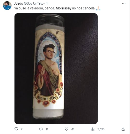 Memes porque Morrissey pospuso concierto en el Palacio de los Deportes