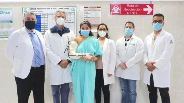 Joven víctima de accidente