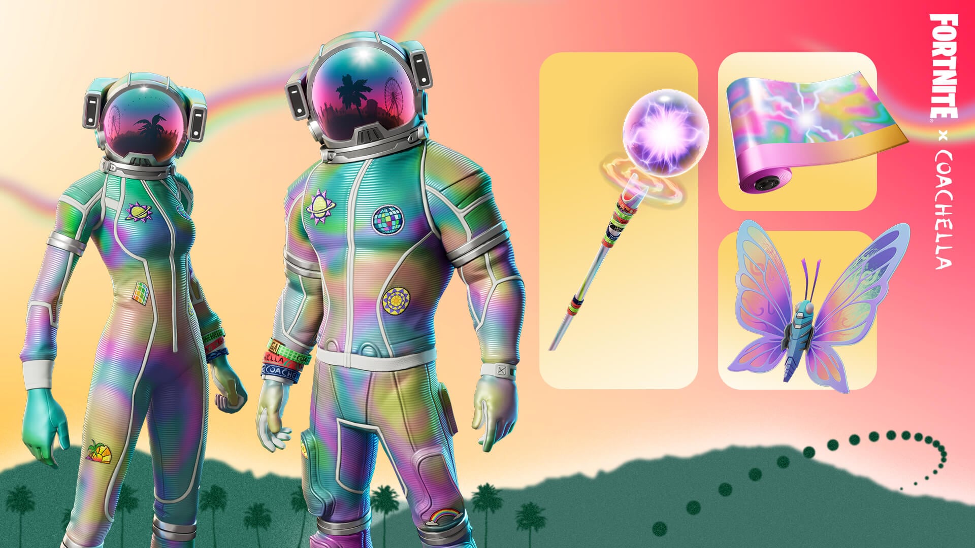 Skins Fortnite x Coachella