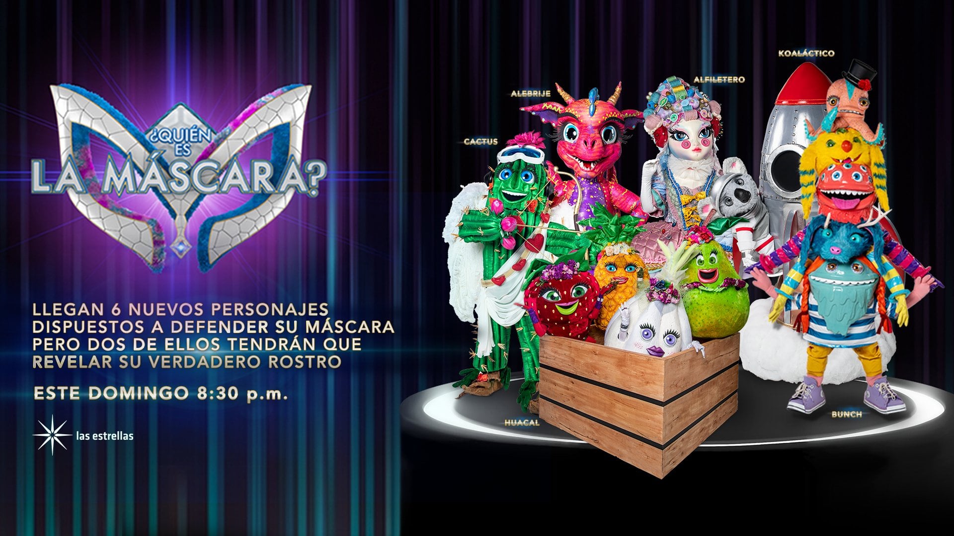 Nuevos personajes de 'Quién es la Máscara'
