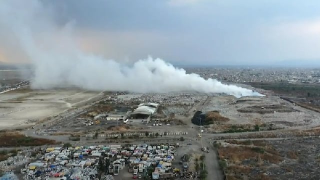Reportan incendio Bordo de Xochiaca del Estado de México.