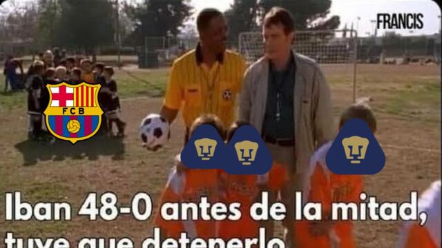 Memes Club Pumas vs FC Barcelona