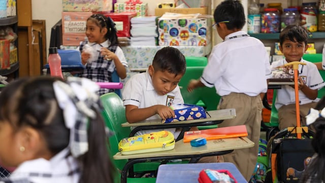La escuela primaria “Gabriela Mistral” en Berriozábal