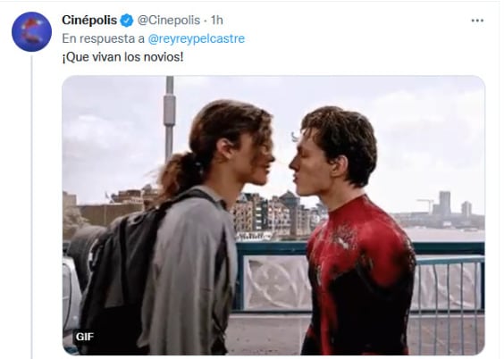 Cinepolis: Propuesta de matrimonio ‘Spider-Man: No Way Home’