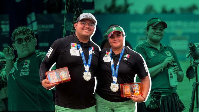 ¡Plata para México! Maya Becerra y Sebastián García brillaron en la prueba de Tiro con Arco compuesto en The World Games