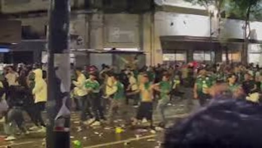 Festejos por el triunfo de México terminan en disturbios en Guadalajara