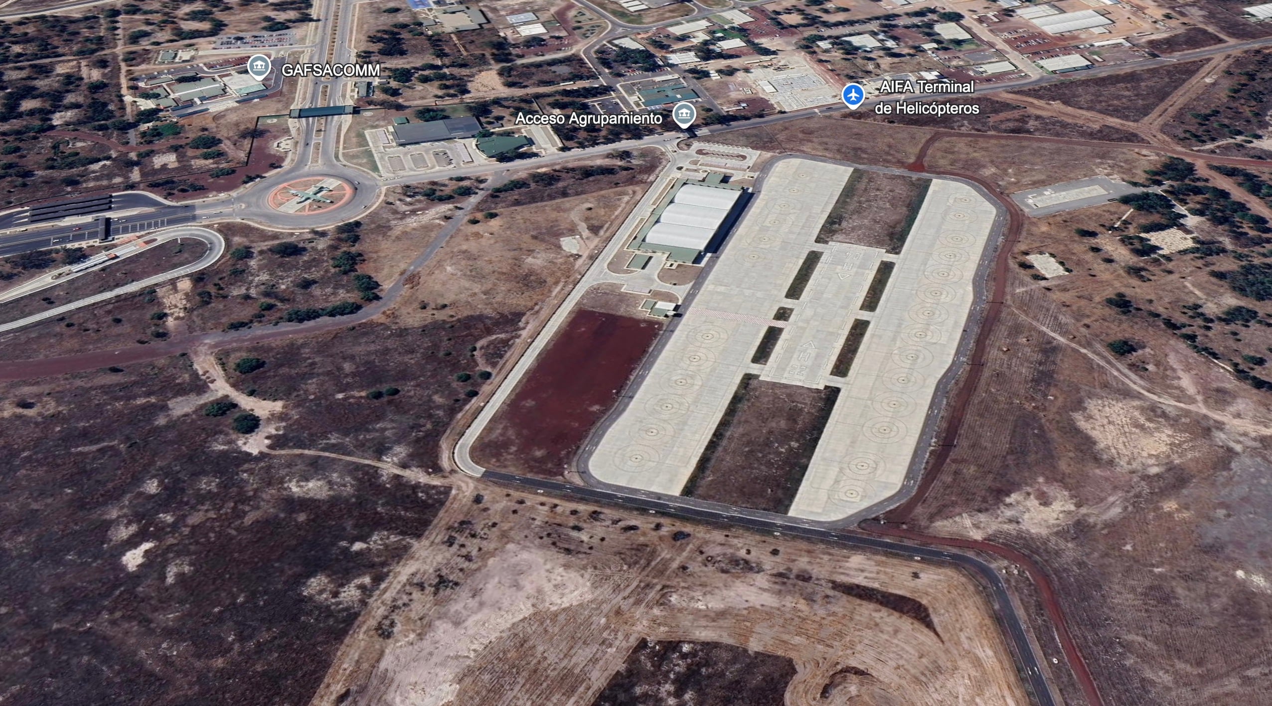 AIFA desde Google Earth y en 3D