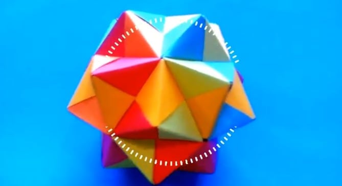 Esferas de origami: Paso a paso para crear tus propios adornos de Navidad 2024