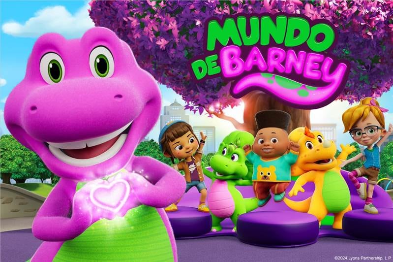 Serie animada de Barney en Max