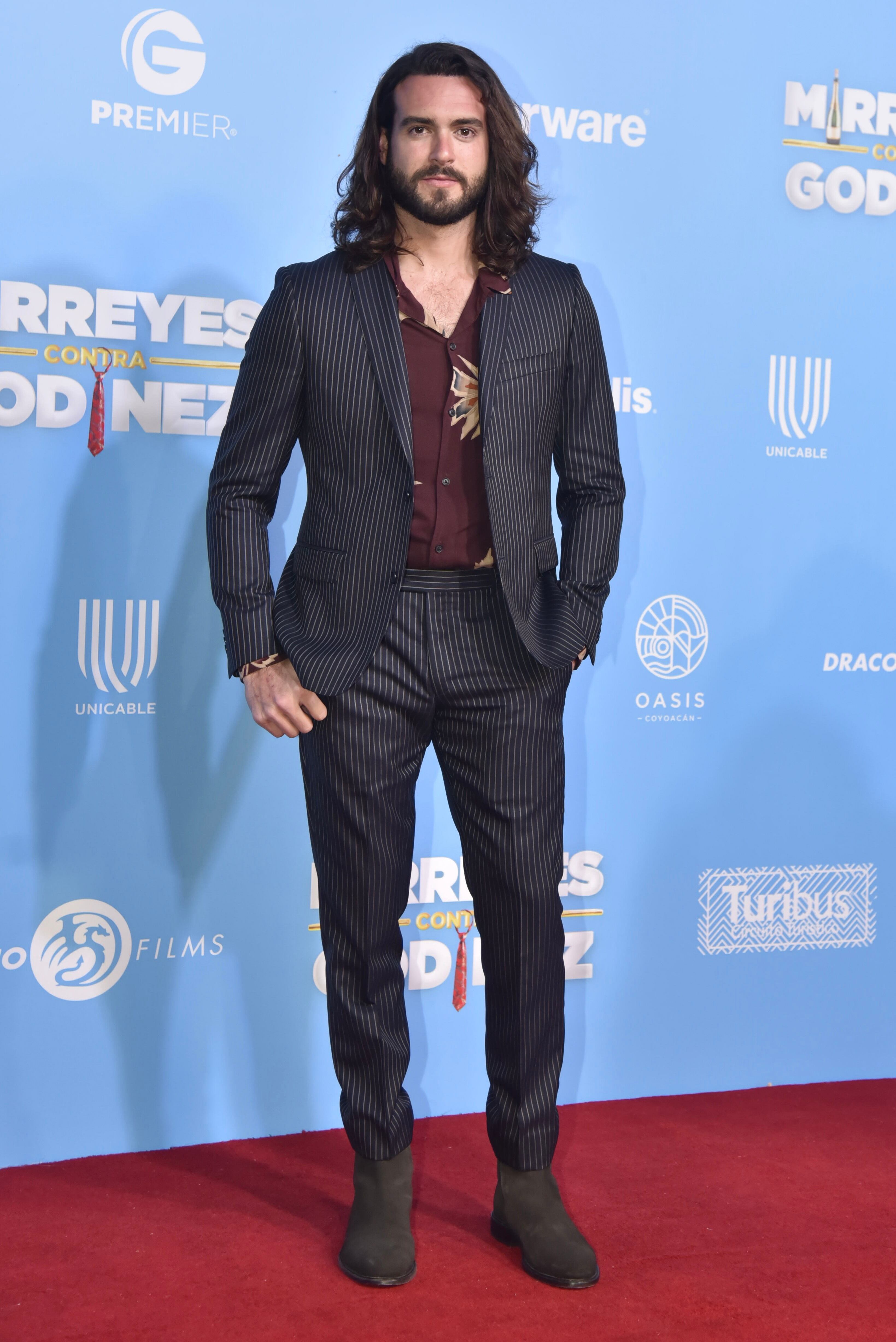 Pablo Lyle en alfombra roja de "Mirreyes vs. Godinez"