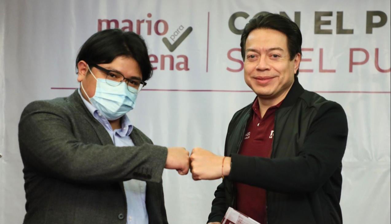 Gibrán Ramírez y Mario Delgado