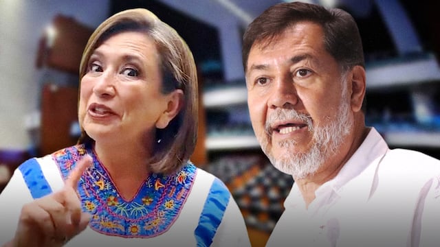 Xóchitl Gálvez y Gerardo Fernández Noroña