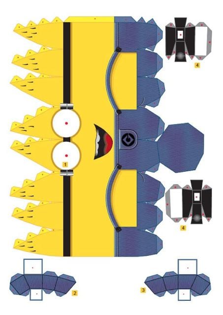 Minions para recortar y armar: 7 plantillas para imprimir de los personajes de Mi Villano Favorito