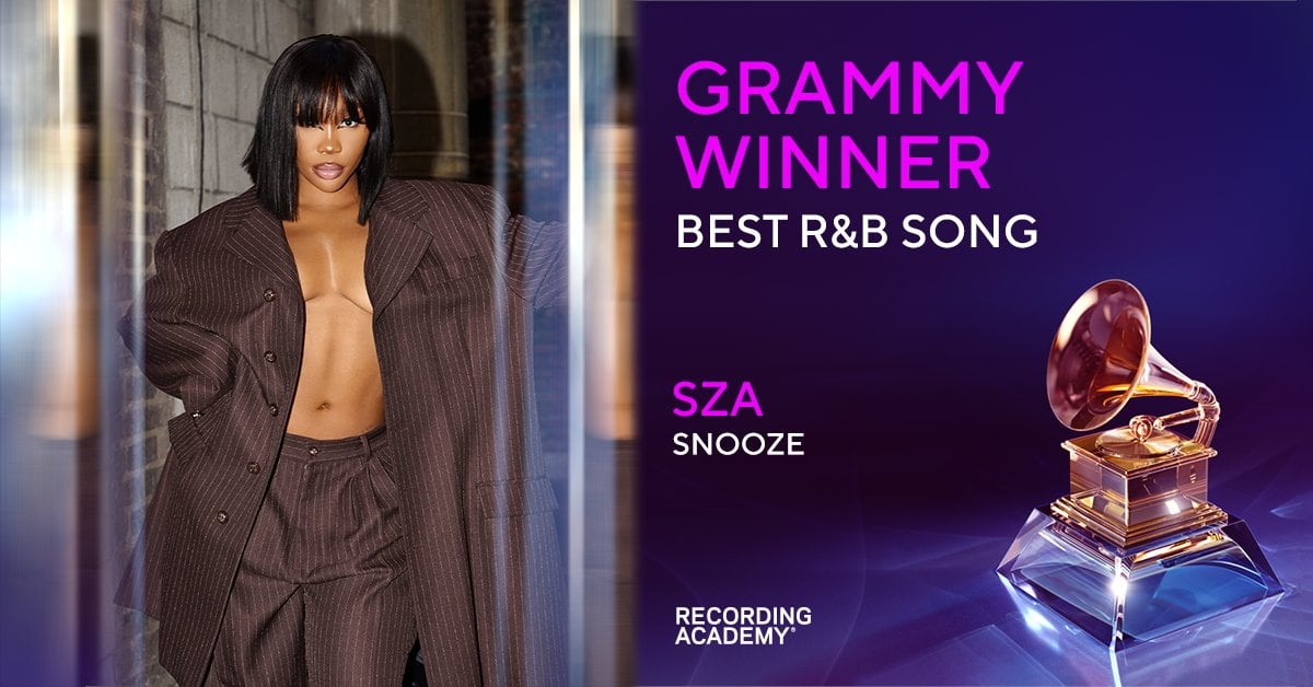 SZA, ganadora Premios Grammy 2024
