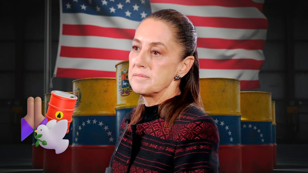 Sheinbaum llama a la vía pacífica ante bloqueo de Estados Unidos a petroleros venezolanos