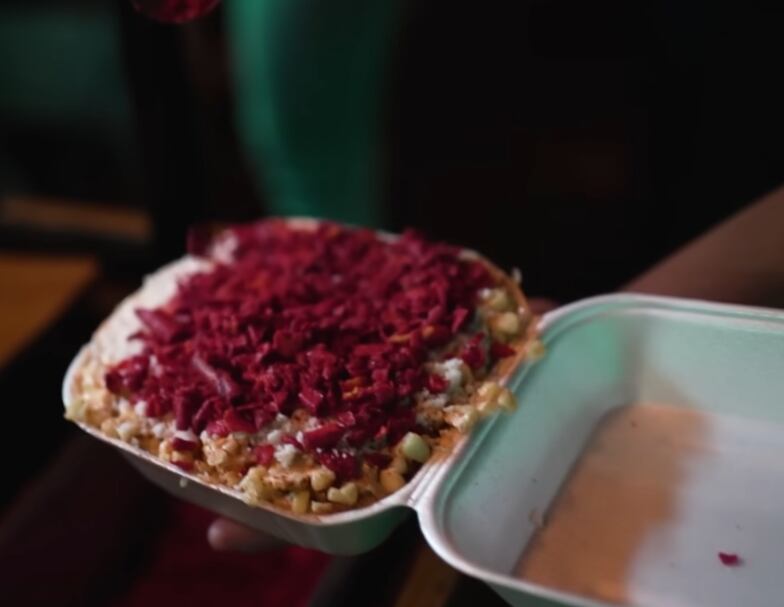 Esquisopa, botana que venden en Neza