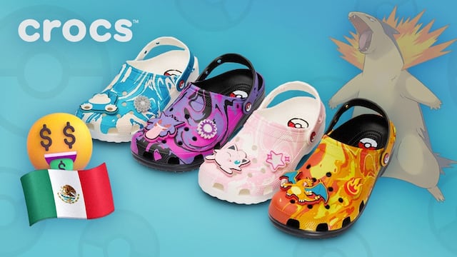 Pokémon Crocs cómo conseguirlos en México