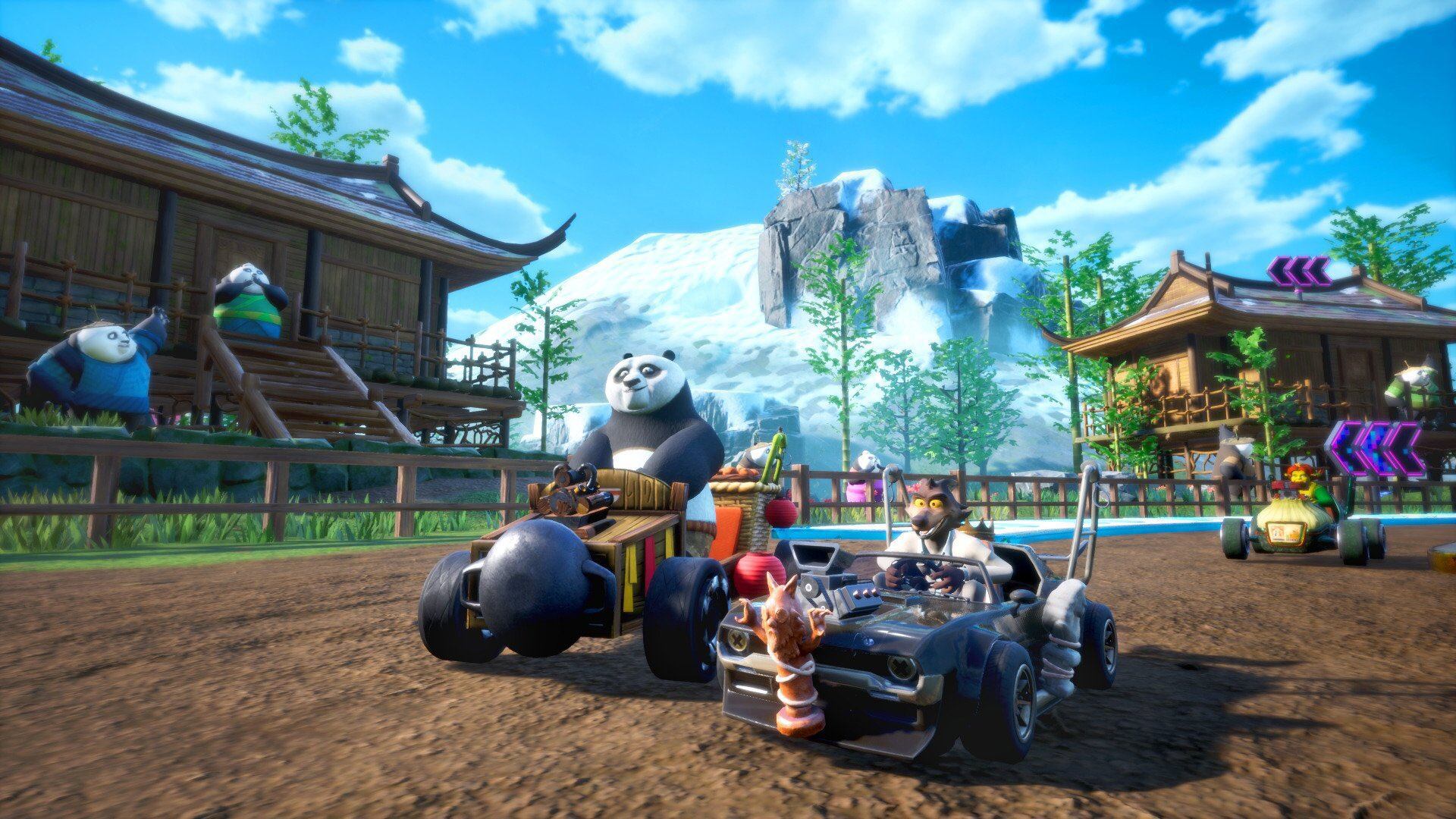 A lo Mario Kart, DreamWorks All-Star Kart Racing revela sus primeras imágenes