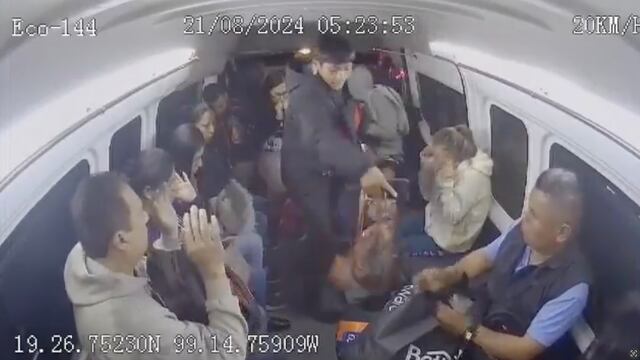 Asalto en combi de Naucalpan, Estado de México