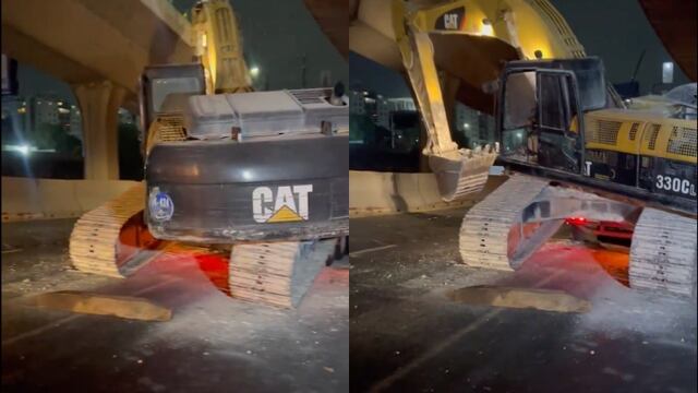 ¿Qué pasó en Periferico Norte, a la altura de Perinorte? Retroexcavadora es culpable del caos