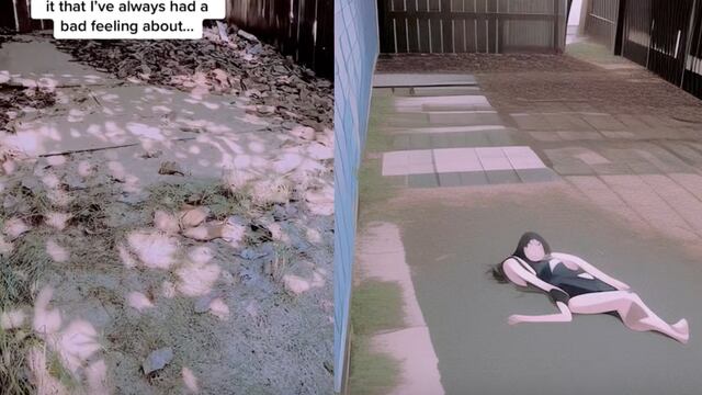 Filtro TikTok revela un cadáver en video