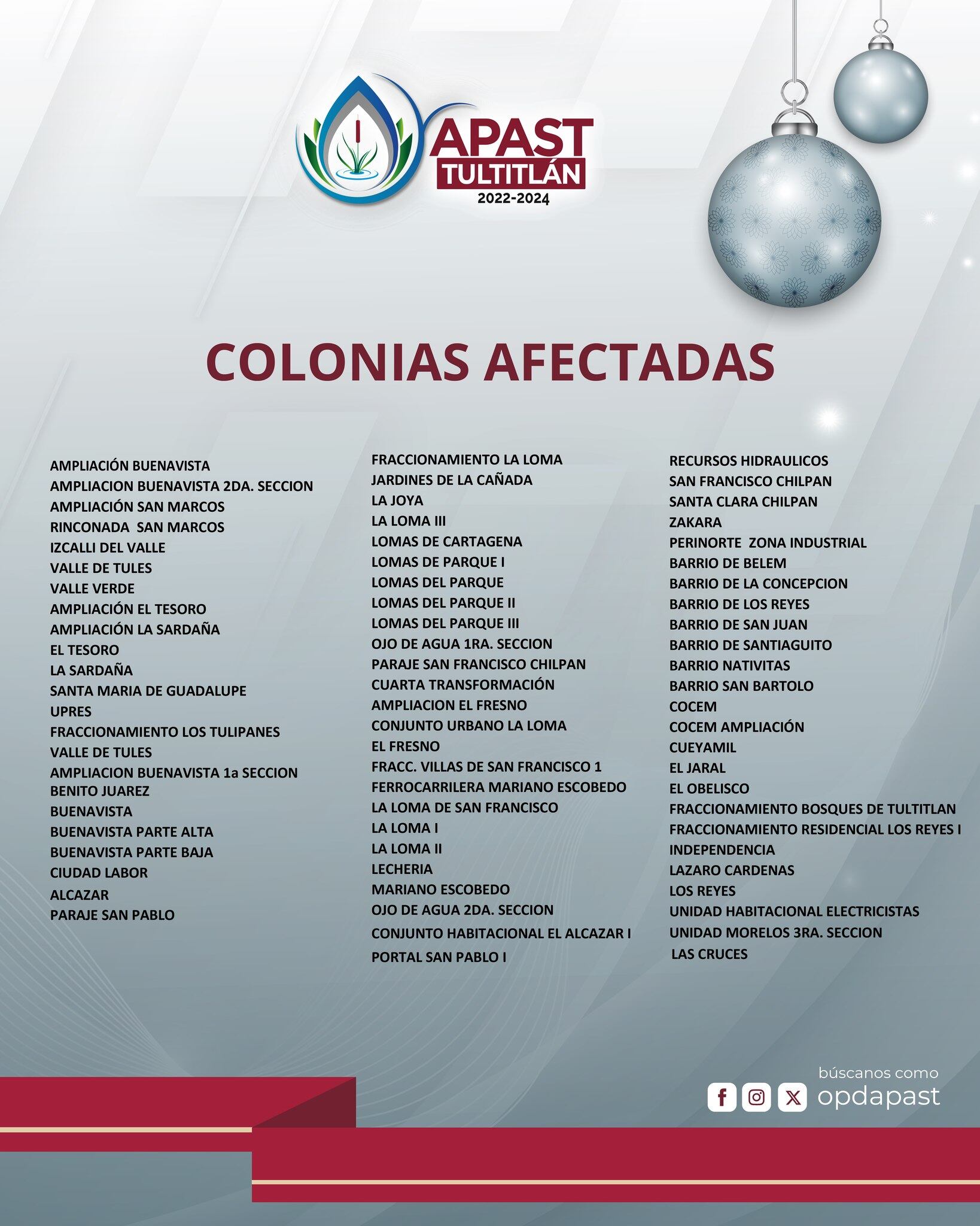 Corte de agua Edomex