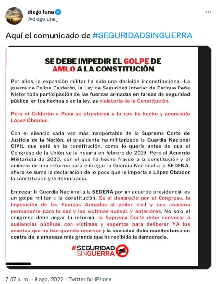 Tuit Diego Luna