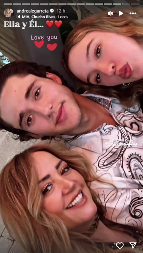 Andrea Legarreta, Mía Rubín y Tarik Othón