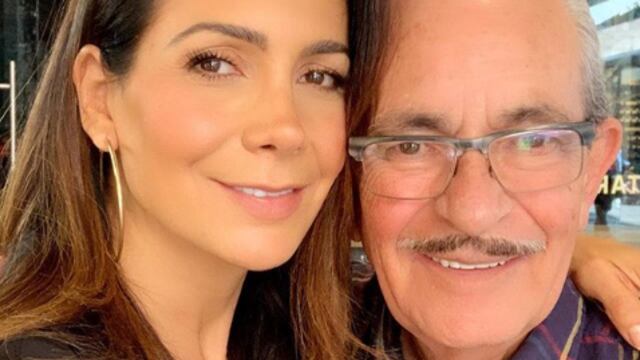 Patricia Manterola y su padre Jorge Manuel