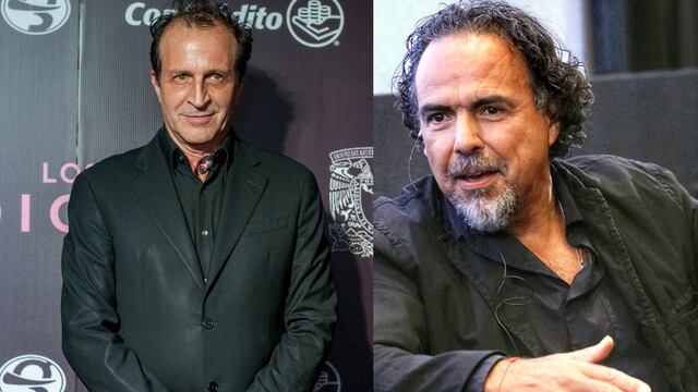 Daniel Giménez Cacho y Alejandro González Iñárritu.