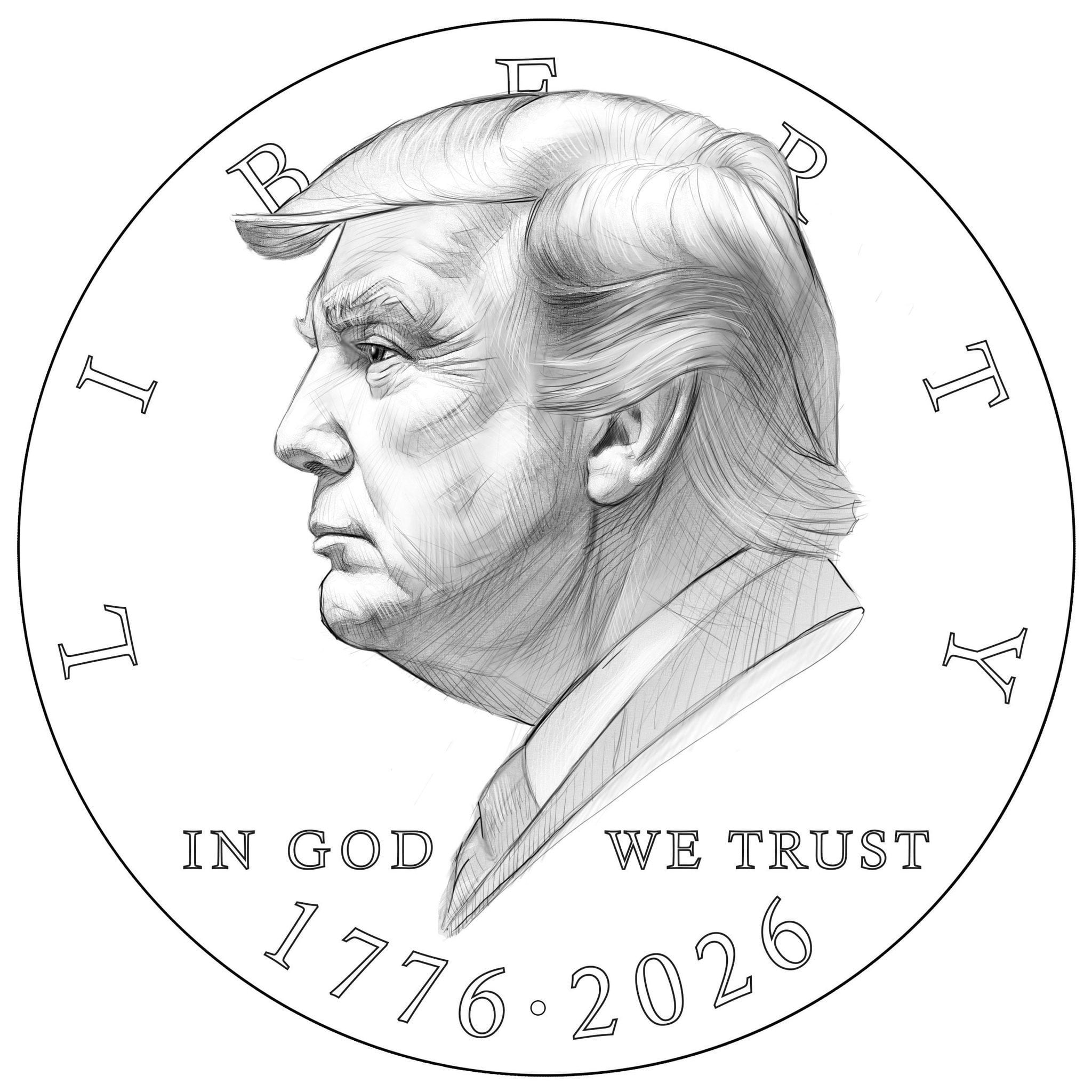 Donald Trump tendrá su propia moneda por el 250 aniversario de Estados Unidos