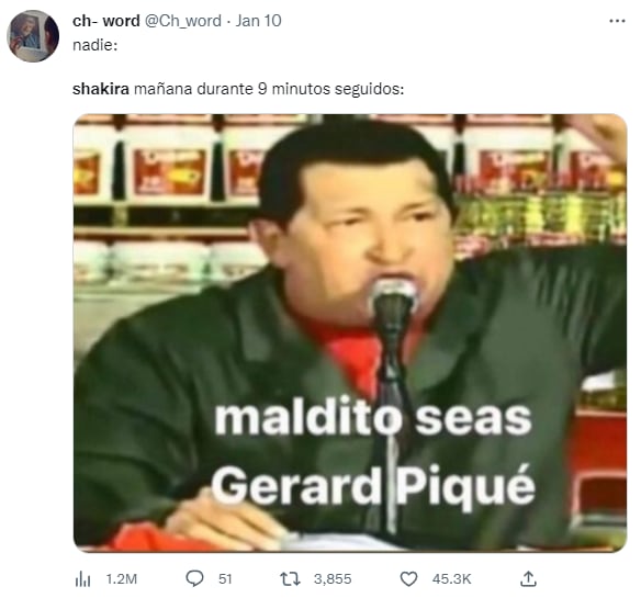 Memes por la nueva canción de Shakira contra Piqué