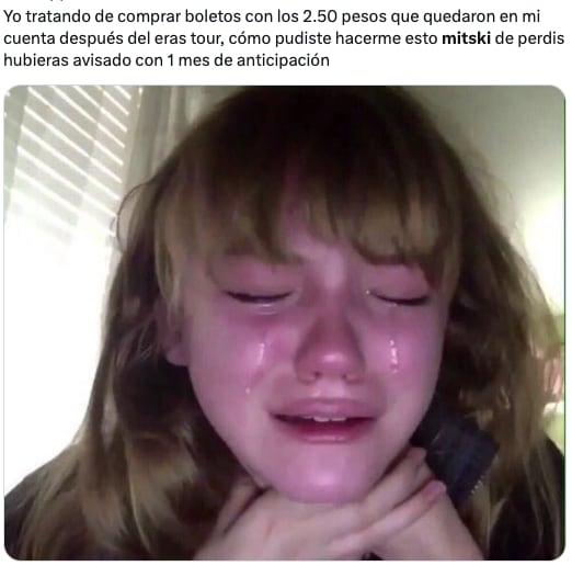 Los memes expresan la tristeza de los fans de Mitski al no alcanzar boletos para su concierto en México