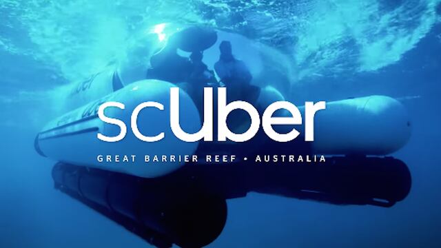'scUber', el servicio de transporte submarino de Uber.