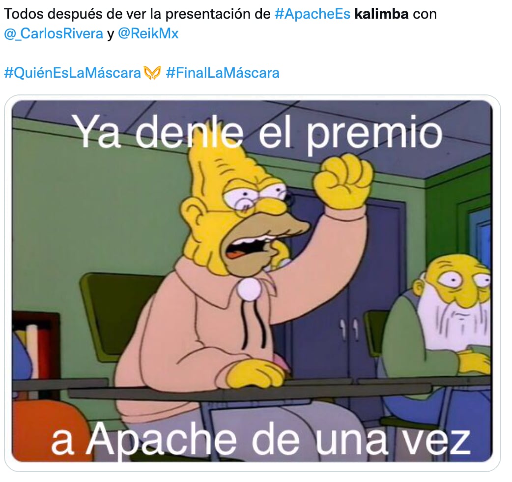 Con memes festejan que Kalimba ganó '¿Quién es la Máscara?'