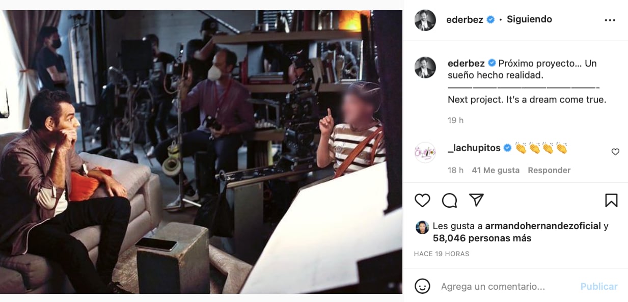 ¿Eugenio Derbez llevaría a Chespirito a Netflix? Una foto parece revelarlo