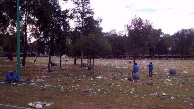 "Las Islas" de Ciudad Universitaria tras la celebración del Día de Muertos en noviembre de 2015.