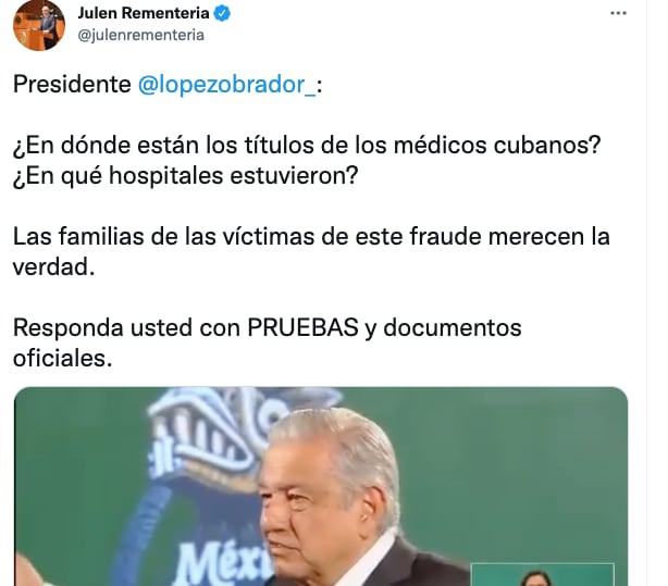 Tuit de Julen Rementería