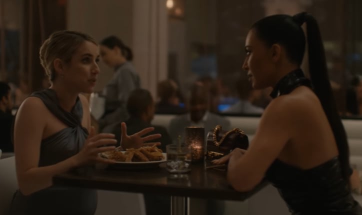 Emma Roberts y Kim Kardashian en American Horror Story: Delicate 2