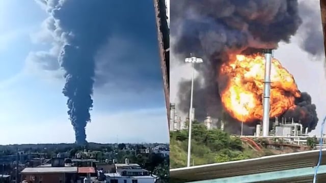 ¿Qué pasó en Veracruz? En Ixhuatlán y Minatitlán ocurren explosiones e incendios en instalaciones de Pemex; incendio en Ixhuatlán fue sofocado