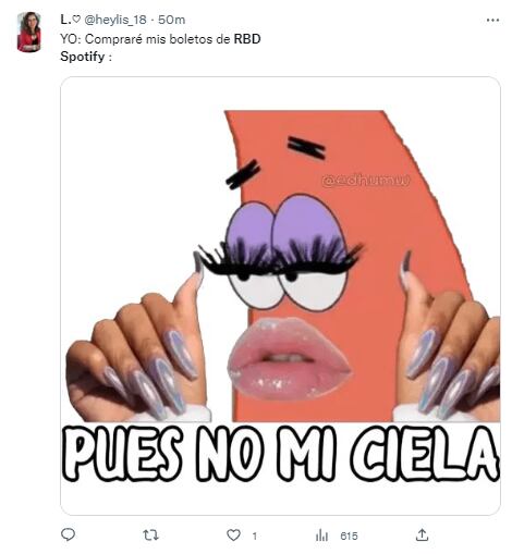 Reacciones a la caída de Spotify por euforia de boletos para RBD