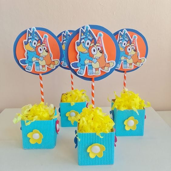 Dulceros de Bluey para el Día del Niño