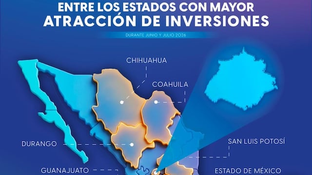 Aguascalientes destaca entre los estados con mayor atracción de inversiones.